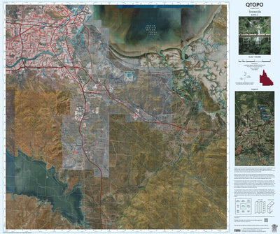 Department of Resources Townsville (8259-2i) digital map