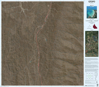 Department of Resources Tullah (7865-311i) digital map