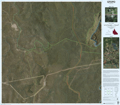 Department of Resources Tully Falls (8062-344i) digital map