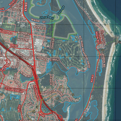 Department of Resources Tweed Heads (9641-4i) digital map