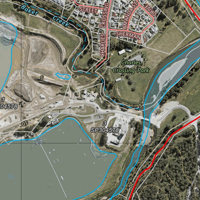 Department of Resources UPPER COOMERA (9542-234i) digital map