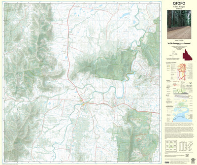 Department of Resources Upper Widgee (9345-12) digital map