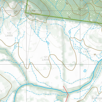 Department of Resources Upper Widgee (9345-12) digital map