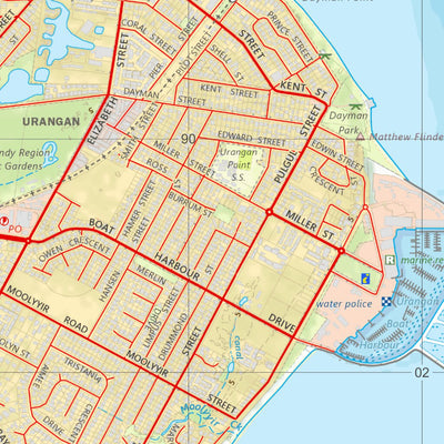 Department of Resources Urangan (9447-21) digital map