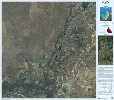 Department of Resources Valley Of Lagoons (7960-433i) digital map