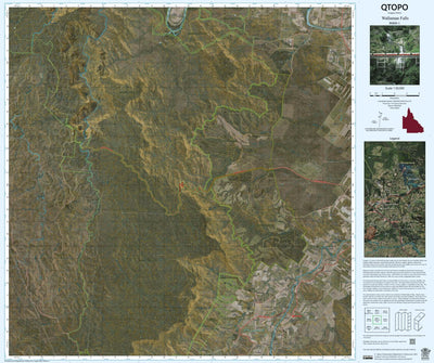 Department of Resources Wallaman Falls (8060-1i) digital map