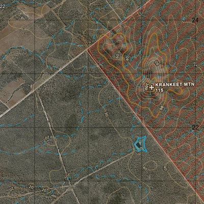 Department of Resources Waratah (8953-3i) digital map