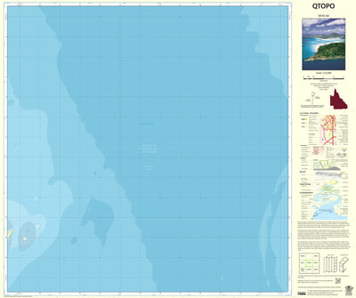 Department of Resources Waratah Island (8854-44) digital map