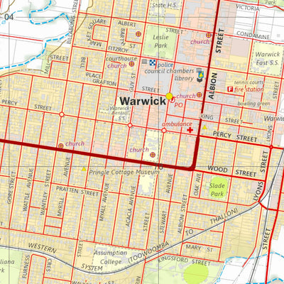 Department of Resources Warwick (9341-43) digital map