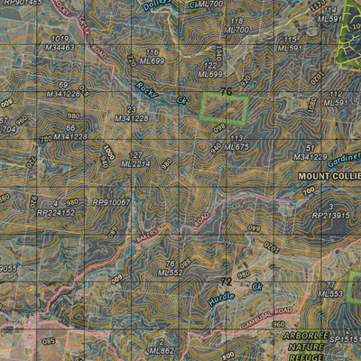 Department of Resources Warwick (9341i) digital map