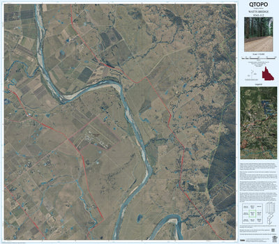 Department of Resources WATTS BRIDGE (9343-112i) digital map