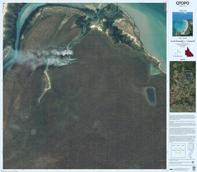 Department of Resources Weipa (7272-132i) digital map