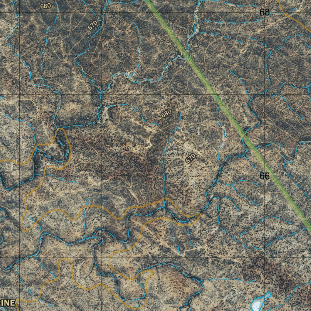 White Mountains (7857-1i) Map by Department of Resources | Avenza Maps