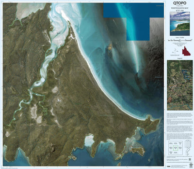 Department of Resources WHITEHAVEN BAY (8757-344i) digital map