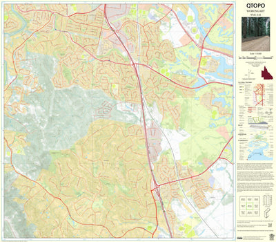 Department of Resources Worongary (9541-141) digital map