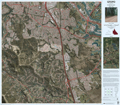 Department of Resources WORONGARY (9541-141i) digital map