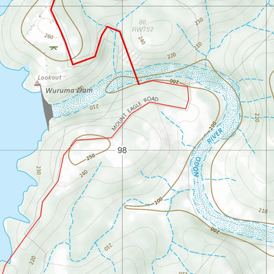 Department of Resources Wuruma Dam (9047-12) digital map