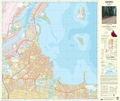 Department of Resources Wynnum (9543-32) digital map