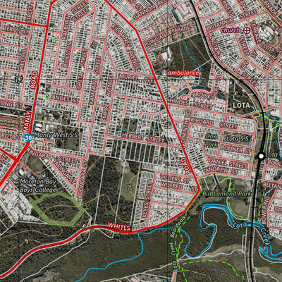 Department of Resources Wynnum (9543-32i) digital map