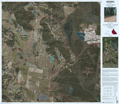 Department of Resources YANDINA CREEK (9544-444i) digital map