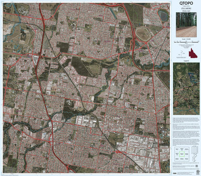 Department of Resources ZILLMERE (9543-343i) digital map