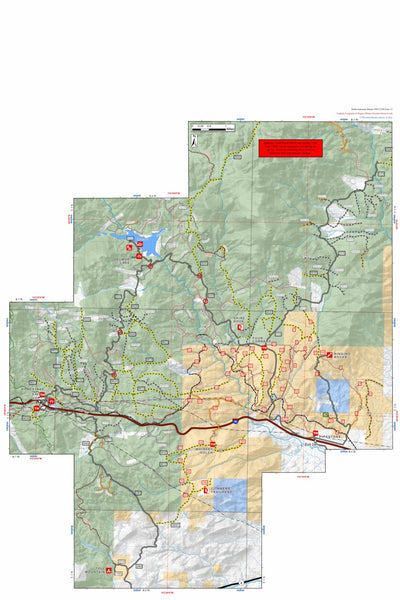 Derek Hildreth Consulting Whitetail-Pipestone OHV Motorized Recreation Visitor Map 2020 (Back Page) digital map