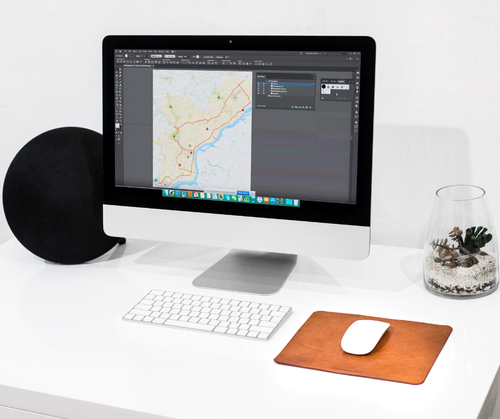 Desktop displaying Avenza Maps