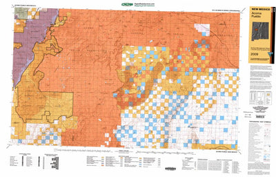 Digital Data Services, Inc. Acoma Pueblo, NM - BLM Surface Mgmt. digital map