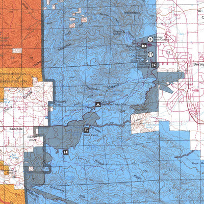 Digital Data Services, Inc. Borrego Valley, CA - BLM Surface Mgmt. digital map