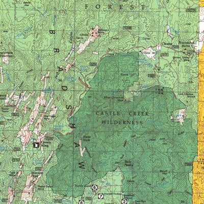 Digital Data Services, Inc. Bradshaw Mountains, AZ - BLM Surface Mgmt. digital map