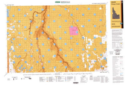 Digital Data Services, Inc. Sheep Creek, ID - BLM Surface Mgmt. digital map