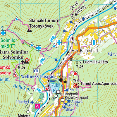 DIMAP Bt. A Szent Anna-tó és környéke / Zona Lacului Sfânta Ana / Region of Lake St Anna digital map