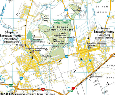 DIMAP Bt. Baraolt Mountains / Baróti-hegység / Munţii Baraolt digital map