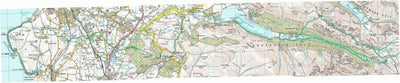 Discovery Walking Guides Ltd Coast 2 Coast Challenge Map 1 St Bees to Black Sail Hut digital map