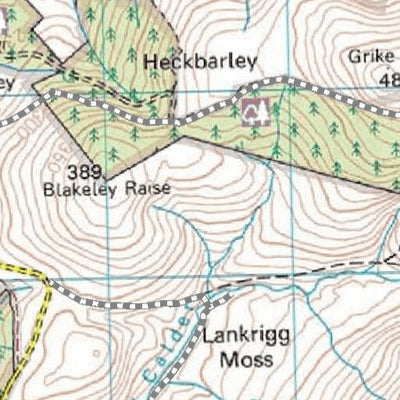 Discovery Walking Guides Ltd Coast 2 Coast Challenge Map 1 St Bees to Black Sail Hut digital map