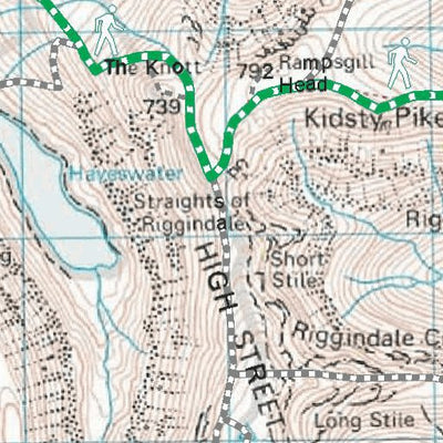 Discovery Walking Guides Ltd Coast 2 Coast Challenge Map 3 Patterdale to Orton digital map