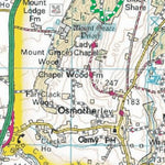 Discovery Walking Guides Ltd Coast 2 Coast Challenge Map 7 Bolton on Swale to Ingleby Cross digital map