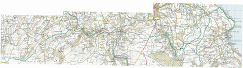 Discovery Walking Guides Ltd Coast 2 Coast Challenge Map 9 Glaisdale Moor to Robin Hoods Bay digital map
