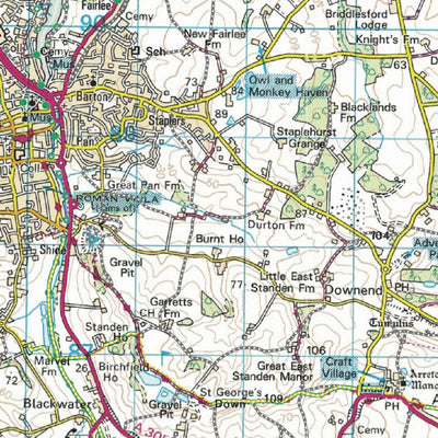 Discovery Walking Guides Ltd Isle of Wight Walkers Map digital map