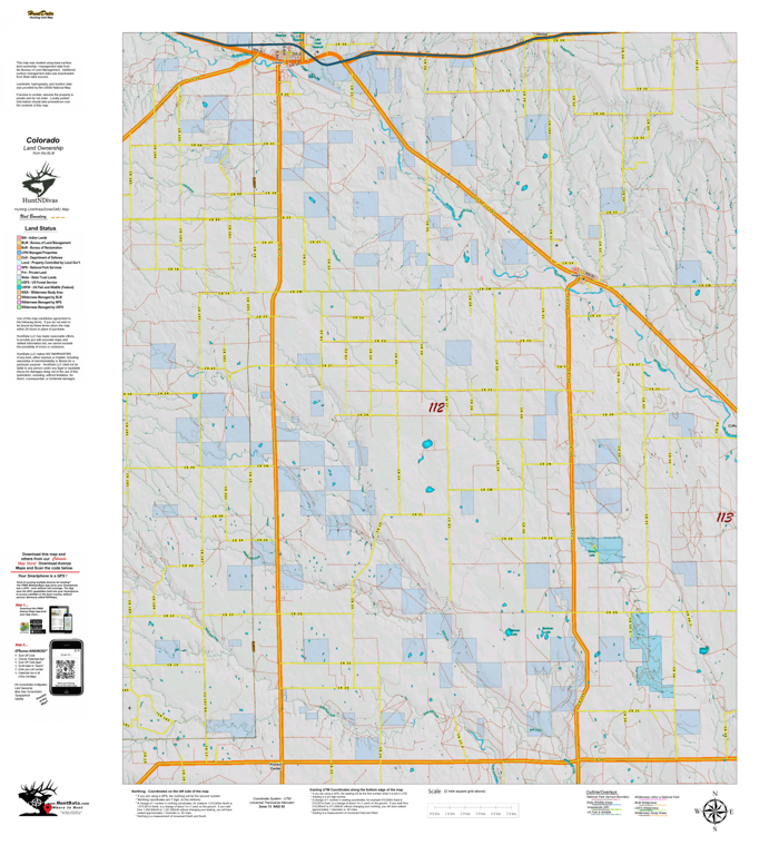 Land Ownership Map for CO Unit 112 by Divas de la Caza | Avenza Maps