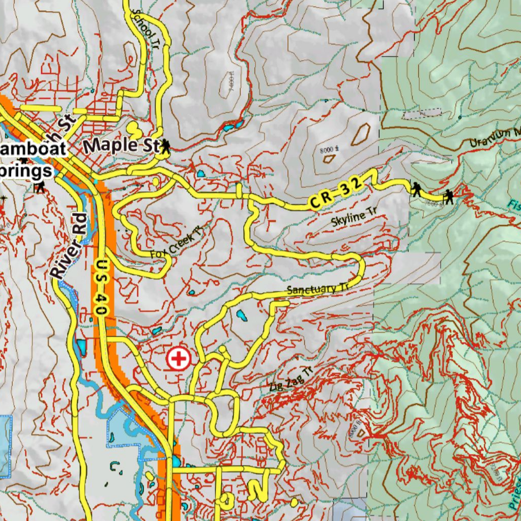 Land Ownership Map for CO Unit 14 by Divas de la Caza | Avenza Maps