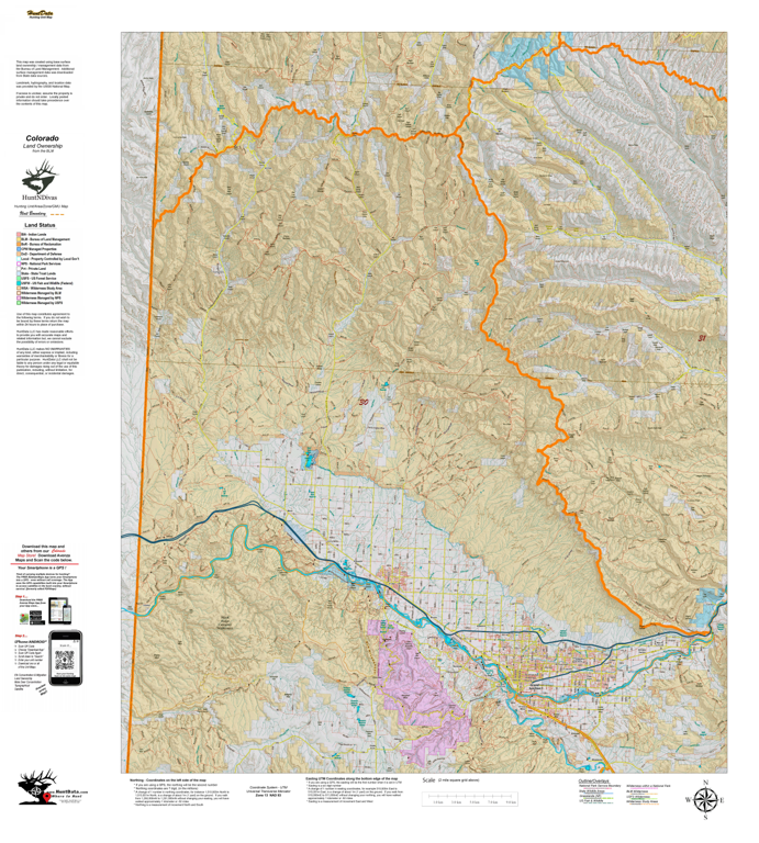 Land Ownership Map for CO Unit 30 by Divas de la Caza | Avenza Maps