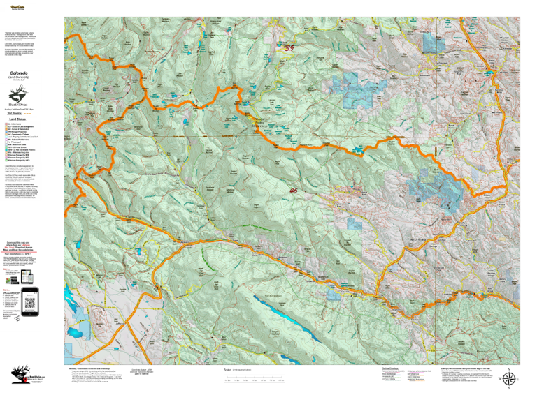 Land Ownership Map for CO Unit 46 by Divas de la Caza | Avenza Maps
