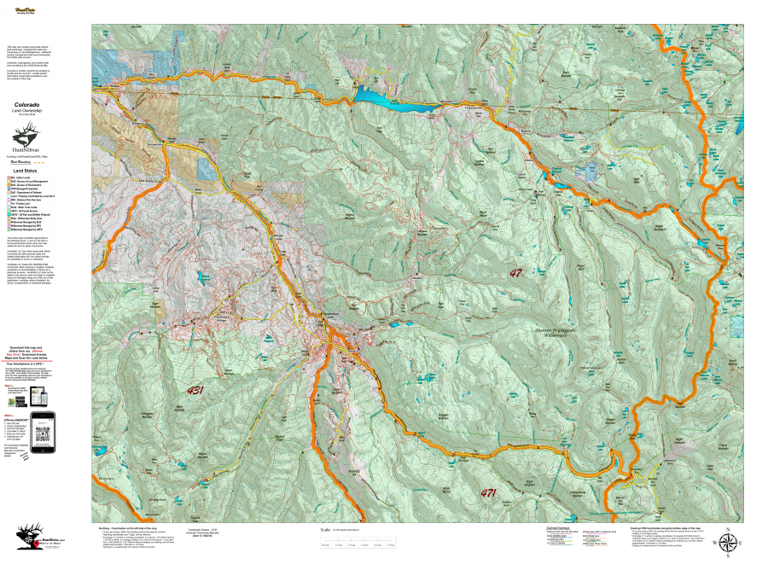 Land Ownership Map for CO Unit 47 by Divas de la Caza | Avenza Maps