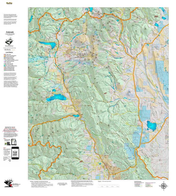 Land Ownership Map for CO Unit 49 by Divas de la Caza | Avenza Maps