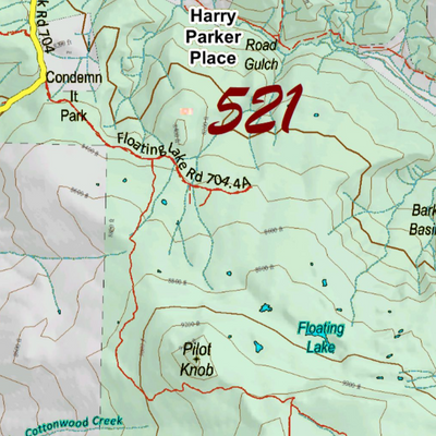 Land Ownership Map for CO Unit 521 Preview 2
