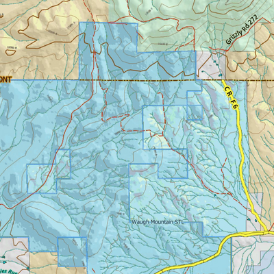 Land Ownership Map for CO Unit 58 Preview 2