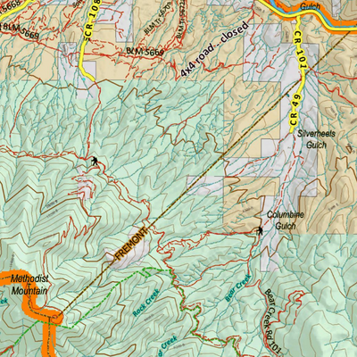Land Ownership Map for CO Unit 58 Preview 3