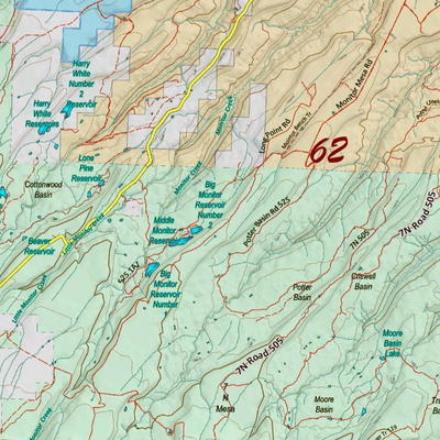 Land Ownership Map for CO Unit 62 Preview 2