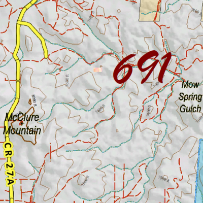 Land Ownership Map for CO Unit 691 Preview 2